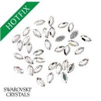 ราคา MATA Crystal Swarovski Navette 4mm - Hotfix Flatback Horse Eye Crystal (29582656725)