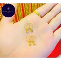 ราคา ต่างหูทองแท้90% สามารถขายได้ จำนำได้ มีใบรับประกัน (23057768238)