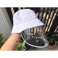 ราคา พร้อมส่ง !! หมวกกันไวรัส บักเก็ตสีขาว พลาสติกสามารถถอดออกได้ ผลิตในประเทศไทย คุณภาพดีมากๆ (4821307924)
