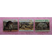 ราคา แสตมป์เก่าออสเตรเลียจำนวน 3 ดวงผ่านการใช้งานแล้ว (19113346311)