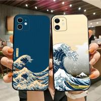 ราคา TK-1 Great Wave Kanagawa เคสโทรศัพท์สําหรับ iPhone 17,15,14,13,12,11,Pro,Max,Plus,Mini,X,XS,XR,8,7,6,S,Plus,SE Soft Black Case kz0 (27106514951)