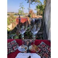 ราคา แก้วไวน์คู่ LUMINARC FRANCE สภาพสวยมือสองจากญี่ปุ่น (26423659138)