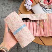 ราคา กระเป๋าเครื่องสำอาง ลายดอกไม้ ความจุขนาดใหญ่ กระเป๋าใส่แปรง แบบพกพา ม้วนเก็บได้ กระเป๋าถือ น่ารัก กระเป๋าเครื่องสำอาง (41623889569)