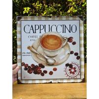 ราคา แผ่นสังกะสี ป้ายสังกะสี ติดผนังแนววินเทจขนาด30x30cm. แผ่นเรียบ (2833493013)