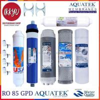 ราคา ชุดไส้กรอง RO Alkaline Aquatek Colandas Uni pure 50 G 6 ขั้นตอน ฟรี ข้องอ 4 ชิ้น ก้ามปู 2" (29660413250)