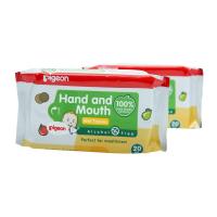 ราคา PIGEON Baby Wipes Hand & Mouth 20 แผ่น (2 แพ็ค) (449107690)