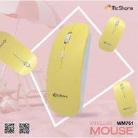 ราคา Mcshore เม้าส์ Wireless Mouse WM751Y สีเหลือง (17000215172)