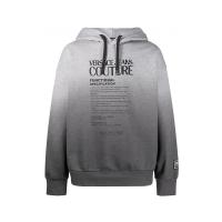 ราคา Versace Jeans Couture เสื้อสเวตเตอร์มีฮู้ดทรงหลวมสำหรับผู้ชาย 72GAIP05 CF04P (56700154272)