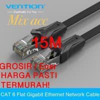 ราคา [IBA - 15M] Vention Flat LAN Cable RJ45 Cat6 UTP (29237935844)
