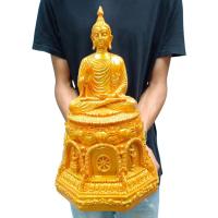 ราคา พระพุทธรูปปางประทานพร ฐานพระประจำวันเกิด 7 วัน เนื้อเรซิ่น สีน้ำทองพรีเมี่ยม หน้าตัก 5 นิ้ว สูง 12 นิ้ว บูชาเสริมศิริมงค (20062736153)