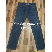 ราคา Giordanoชายเอว31"ทรงSlimสีสวยสภาพดี (42562856464)