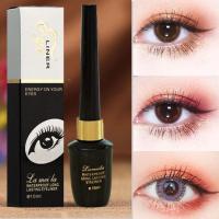 ราคา อายไลน์เนอร์โอ่ง ปลายพู่กันเรียวเล็ก กรีดง่าย เฉียบ คมสีดำ-เหมาะสำหรับมือใหม่ (13544739433)