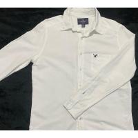 ราคา เสื้อเชิ้ตมือสอง สีขาว AMERICAN EAGLE (17487764785)
