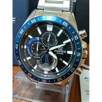 ราคา Casio Edifice EFV 620D หน้าปัดดำขอบเบเซลน้ำเงินเนวี่บลู ทรงสปอร์ต ประกันCMG(เซ็นทรัล)1ปี เรือนนี้ใหม่มือ1 (42256533437)