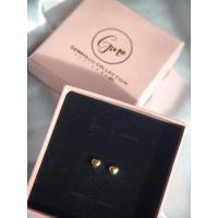 ราคา ต่างหูรูปหัวใจเงินแท้ 925 ชุบทอง (20683675588)