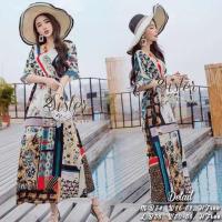 ราคา แม็กซี่เดรสสวยน่ารัก เนื้อผ้าพลิ้วใส่สบาย พิมพ์ลายเก๋ทั้งตัว ดีเทลแขนบาน กระโปรงยาวบานพลิ้ว ผ้ามีน้ำหนักใส่สวยมากค่ะ (1441972078)