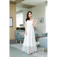 ราคา เดรสยาว ลูกไม้สีขาว งานป้าย Jariya (28465962014)
