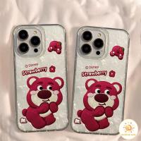 ราคา อะนิเมะการ์ตูนตัวอักษรสตรอเบอร์รี่ หมีน่ารัก เคสโทรศัพท์ไอโฟน11 For iPhone12 13 14 15Pro MAX X XS XR XS 7 8Plus SE2020 (27706075198)