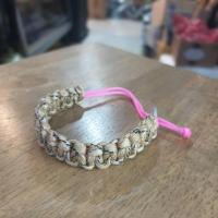 ราคา MC2THAILAND กำไลข้อมือ กำไล COBRA CORE-PINK2mm Bracelet Paracord Model 02 Aluminum M-Eye Made in THAILAND (27204806550)