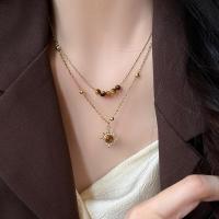 ราคา สร้อยคอมณีพลอยตาเสือVintage สไตล์คลาวิเคิล สำหรับผู้หญิงในฤดูใบไม้ร่วง (41118700665)