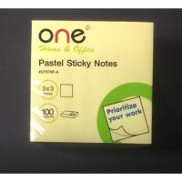 ราคา ONE กระดาษโน้ต 3"x3" พาสเทล (5เล่ม) ONE O7676P-A (12721261409)