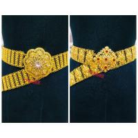 ราคา เข็มขัดโบราณ สีทอง ลงยากว้าง 4 ซม.หัวเข็มขัดประมาณ 5ซม. ยาว 40นิ้ว.สินค้ามีพร้อมส่ง (21578069159)