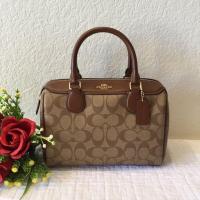 ราคา Coach Mini Bennett Satchel In Signature Canvas F32203 IME74 (1900783004)