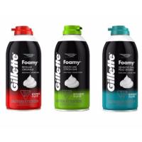 ราคา โฟมโกนหนวด Gillette Foamy Shaving ขวดทรงกลม ขนาด 11oz / 311g. (7915689076)