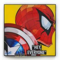 ราคา Spider man #4 สไปเดอร์แมน​ Avengers Marvel รูปภาพ​ติด​ผนัง​ pop art การ์ตูน มาร์เวล กรอบรูป แต่งบ้าน ของขวัญ (7138427775)