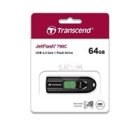 ราคา Transcend USB 3.2 Gen 1 flash drive 64GB : USB Type-C รับประกัน 5 ปี -มีใบกำกับภาษี-TS64GJF790C (43572813919)