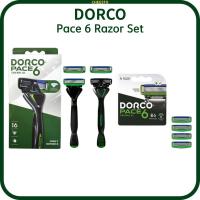ราคา DORCO Pace 6 Razor – ชุดโกนหนวด 6 ใบมีดพร้อมที่จับ + ตลับ & ตัวเลือก Refill Pack – Made in Korea (44119054369)
