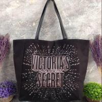 ราคา Victoria’s Secret Canvas Tote กระเป๋าทรง shopping (6037858844)