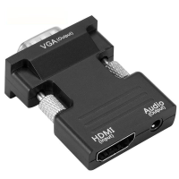 ราคา TV Box Hdmi to VGA Adapter, 1080P, PC, 3.5 Jack Aux Cable (9006911086)
