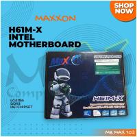 ราคา Maxx On MAXXON H61M-X Intel H61 ชิปเซ็ต LGA1155 DDR3 เมนบอร์ด (6782895806)