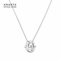 ราคา ANANTA Marque Axis Necklace สร้อยคอจี้ เงินชุบทองขาว (43373533058)