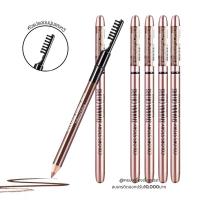 ราคา ส่งฟรี/ส่งไว ดินสอเขียนคิ้ว คิ้วกันน้ำ ที่เขียนคิ้ว มีแปรงปัด SIVANNA COLORS EYEBROW PENCIL ES004 ติดทน กันเหงื่อ (10575749611)