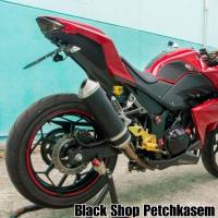 ราคา ชุดท้ายสั้น พร้อมไฟส่องป้ายทะเบียน / สำหรับรถ : Z-250 / Z-300 / Ninja-250 / Ninja-300 [Speedy] (11999508617)