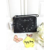 ราคา พร้อมส่ง ‼ ใหม่ Coach คล้องมือ 1 ซิปไซส์ s ลายดาว (1870567434)
