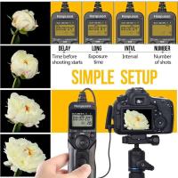 ราคา เวลากล้อง Lapse Intervalometer LCD Timer Remote Shutter Release สําหรับกล้อง Canon Nikon Sony Fujifilm Olympus Pentax (41210539540)