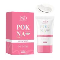 ราคา MD POK NA SUNSCREEN พอกดี ครีมกันแดด spf50pa+++ #ชมพู 20g. (24522901843)