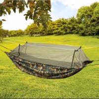 ราคา เปลสนาม เปลทหารมีมุ้ง รุ่นหนาผ้าร่ม2ชั้น เปลเดินป่า เปลผ้าร่ม ราคาส่ง (3011797662)