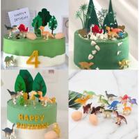 ราคา โมเดลตกแต่งเค้กชุดไดโนเสาร์ (14833292420)