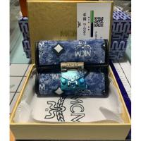 ราคา sale‼️ กระเป๋าตังค์ mcm ใบสั้น 3 พับ คอลเลคชั่นใหม่ล่าสุด (13035238259)