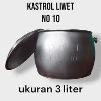 ราคา หม้อ Liwet Castrol เบอร์ 10 หม้อหม้อหุงข้าวลีเวทดั้งเดิมของ Tasikmalaya (47800706171)