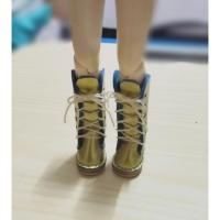 ราคา *พร้อมส่ง* รองเท้าตุ๊กตาบลายธ์ข้อต่อ รุ่นบู๊ทยาว หนังแท้ สีทอง (24541679918)