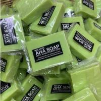 ราคา สบู่AHA ก้อนเขียว สบู่มะนาว ขาวจี้ด ขาวซีดสบู่ผิวขาว 50 กรัมสบู่ หัวเชื้อ AHA White ไม่มีกล่อง สุดยอดความขาว (29605553296)