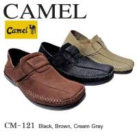 ราคา Camel รุ่น CM-121 รองเท้าผู้ชายหนังแท้ (24322842177)