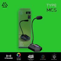 ราคา ไมโครโฟนเกมมิ่ง รุ่น TYPE MC5 ไมค์ PORT USB (17376445719)