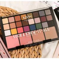 ราคา NYX SUCH A KNOW IT ALL พาเลทอายแชร์โดว์ 24 สี บลัชออน คอนทัวร์ แท้100% **(แถมแปรงแต่งหน้า 1 ชิ้น)​ (8589087937)