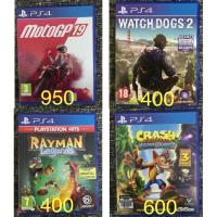 ราคา แผ่นเกมส์ ps4 motogp19 watchdogs2 rayman crash มือสอง สภาพใหม่เอี่ยม (4327628491)
